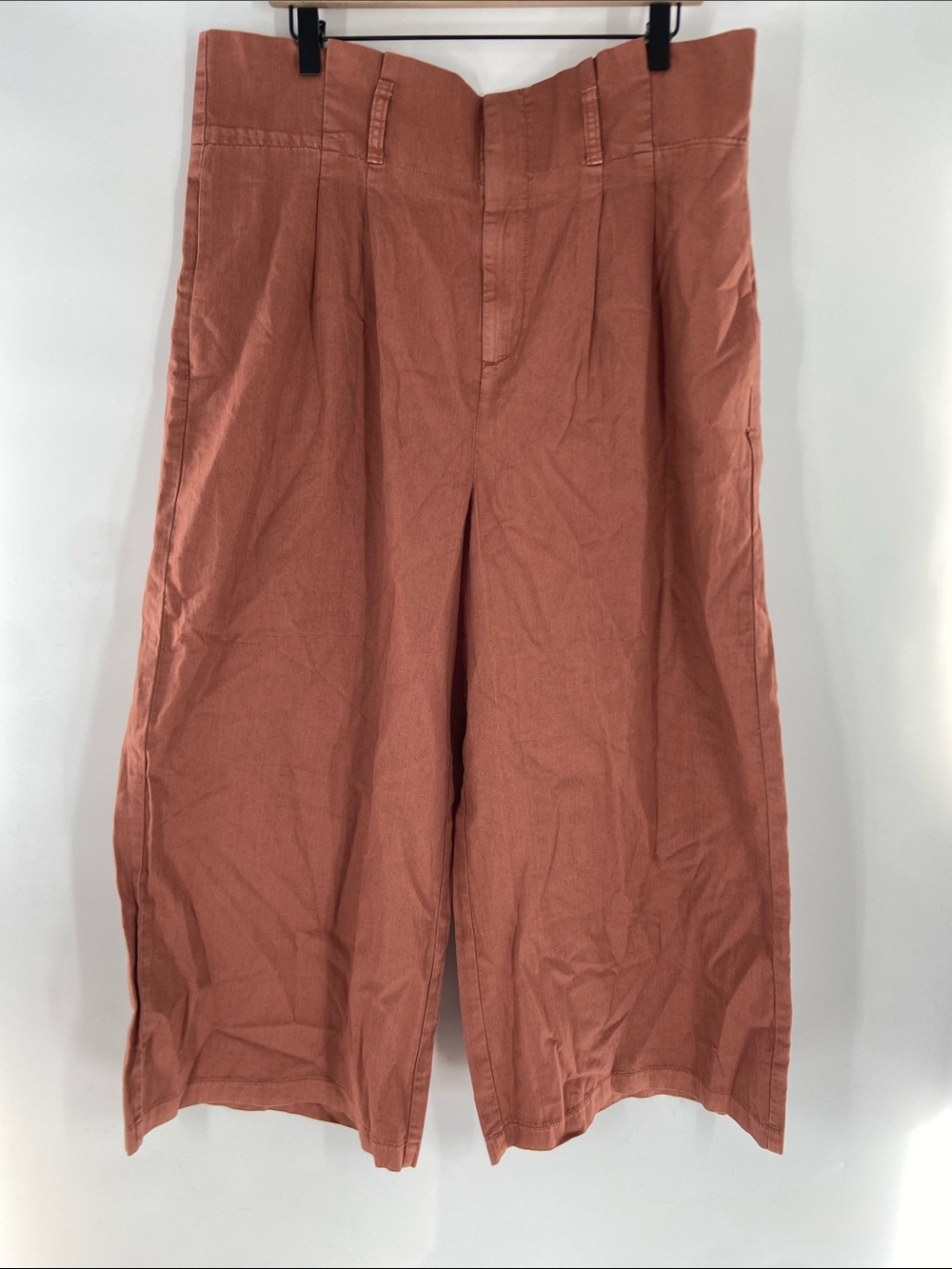 American Eagle Outfitters Orange Wide Leg Pants Size 18 Long Gently Used